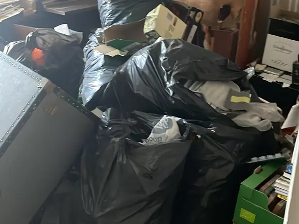 Hoarded flat before clearance