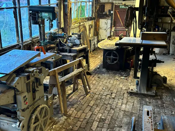 The same yard and workshop cleared