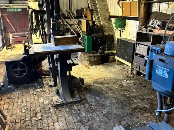 The same yard and workshop cleared