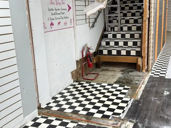 The same shop stripped back