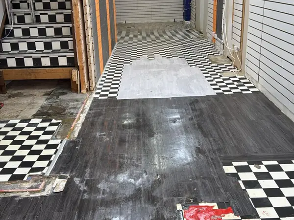 The same shop stripped back